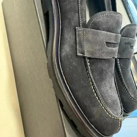 Good Man Brand Black Suede Loafers - Picture 3 of 12